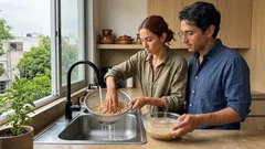 Remojar el arroz: el truco simple para que quede suelto y no apelmazado