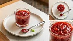 Mermelada de fresa con chía: lista en minutos y espesa sin tanta azúcar