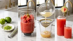 Limonada de sandía sin azúcar: fresca, cítrica y lista para el calor