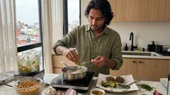 Falafel casero crujiente: el truco del garbanzo seco remojado para que no se desmorone