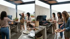 Asado sin humo: la técnica de calor indirecto para una parrillada más fácil